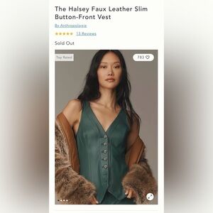 The Halsey Faux Slim Button Down Vest